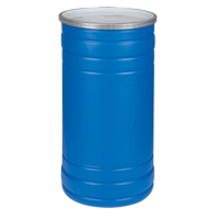 Polyethylene Drums, 15.5 US gal (12.91 imp. Gal.), Open Top, Blue Rock Safety Industrial Ltd