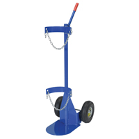 Chariot pour bouteille de gaz, Roues Pneumatique, Base de 12" la x 15-1/2" lo, 500 lb Rock Safety Industrial Ltd