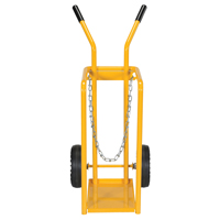 Chariot pour bouteille de gaz, Roues Caoutchouc moul&eacute;, Base de 9-13/16" la x 16" lo, 150 lb Rock Safety Industrial Ltd