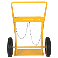 Chariot pour bouteille de gaz, Roues Caoutchouc, Base de 22" la x 14-1/8" lo, 250 lb Rock Safety Industrial Ltd