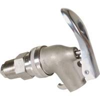 Manual Drum Faucet, Stainless Steel, 3/4" NPT Rock Safety Industrial Ltd