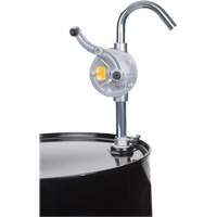 Pompe rotative pour baril, Aluminium, Pour capacit&eacute; 5-55 gal., 9,5 oz/course Rock Safety Industrial Ltd