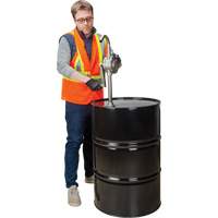 Pompe rotative pour baril, Acier inoxydable, Pour capacit&eacute; 55 gal., 12 oz/course Rock Safety Industrial Ltd