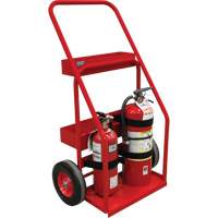Chariot de prevention d'incendie pour travaux &agrave; chaud, Roues Semi-pneumatique, Base de 17,75" la x 8,9" lo, 100 lb Rock Safety Industrial Ltd