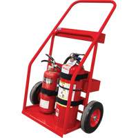 Chariot de prevention d'incendie pour travaux &agrave; chaud, Roues Semi-pneumatique, Base de 17,75" la x 8,9" lo, 100 lb Rock Safety Industrial Ltd