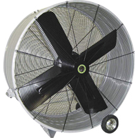 Ventilateurs tambour &agrave; entraînement par courroie, Industriel, 1 vitesses, Diam&egrave;tre de 48" Rock Safety Industrial Ltd
