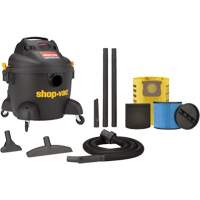 Contractor Series Shop Vacuum, Wet-Dry, 3.5 HP, 6 US Gal. (22.7 Litres) Rock Safety Industrial Ltd