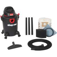 DIY & Workshop Series Shop Vacuum, Wet-Dry, 3.5 HP, 6 US Gal. (22.7 Litres) Rock Safety Industrial Ltd