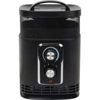 360 Degree Surround Portable Heater, Ceramic, Electric, 5200 BTU/H Rock Safety Industrial Ltd