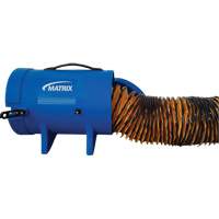 8" Air Blower with 25' Ducting & Canister, 1/4 HP, 816 CFM Rock Safety Industrial Ltd