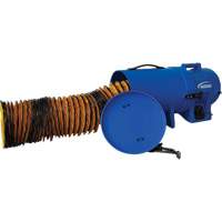 8" Air Blower with 25' Ducting & Canister, 1/4 HP, 816 CFM Rock Safety Industrial Ltd