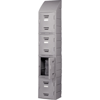 Locker, 15" x 15" x 31", Grey, Assembled Rock Safety Industrial Ltd