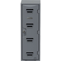 Locker, 12" x 15" x 47", Grey, Assembled Rock Safety Industrial Ltd