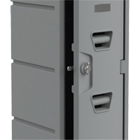 Locker, 12" x 15" x 47", Grey, Assembled Rock Safety Industrial Ltd