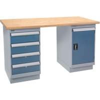 &eacute;tabli pr&eacute;conçu, Porte & tiroirs, Cap 2500 lb, 72" la x 30" p, 34" h Rock Safety Industrial Ltd