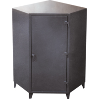 Corner Cabinets, Steel, 4 Shelves, 72" H x 48" W x 24" D, Grey Rock Safety Industrial Ltd