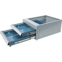 Double-Drawer Workbench, Steel, 18" W x 21" D x 9" H Rock Safety Industrial Ltd