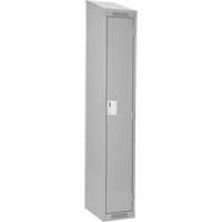 Clean Line Lockers, 12" x 18" x 78", Steel, Grey, Rivet (Assembled) Rock Safety Industrial Ltd