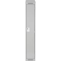Clean Line Lockers, 12" x 18" x 78", Steel, Grey, Rivet (Assembled) Rock Safety Industrial Ltd