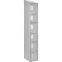 Petit casier Clean-Line, 6 niveaux, 18" x 72" x 18", Acier Rock Safety Industrial Ltd
