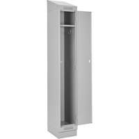 Casiers Clean Line, Bloc de 2, 24" x 18" x 82", Acier, Gris, Rivet (assembl&eacute;) Rock Safety Industrial Ltd