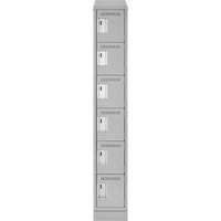 Petit casier Clean-Line, 6 niveaux, 18" x 72" x 15", Acier Rock Safety Industrial Ltd