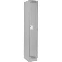 Casiers Clean Line, 12" x 18" x 76", Acier, Gris, Rivet (assembl&eacute;) Rock Safety Industrial Ltd