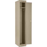 Casiers Clean Line, 12" x 18" x 78", Acier, Beige, Rivet (assembl&eacute;) Rock Safety Industrial Ltd