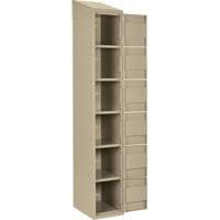 Petit casier Clean-Line, 6 niveaux, 18" x 72" x 18", Acier Rock Safety Industrial Ltd