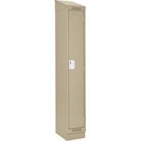 Casiers Clean Line, 12" x 18" x 82", Acier, Beige, Rivet (assembl&eacute;) Rock Safety Industrial Ltd