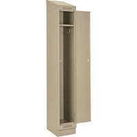 Casiers Clean Line, Bloc de 4, 60" x 18" x 82", Acier, Beige, Rivet (assembl&eacute;) Rock Safety Industrial Ltd