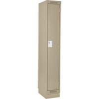 Casiers Clean Line, 12" x 18" x 76", Acier, Beige, Rivet (assembl&eacute;) Rock Safety Industrial Ltd