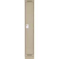 Casiers Clean Line, 12" x 18" x 76", Acier, Beige, Rivet (assembl&eacute;) Rock Safety Industrial Ltd