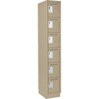 Petit casier Clean-Line, 6 niveaux, 18" x 72" x 18", Acier Rock Safety Industrial Ltd