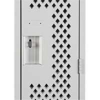Clean Line Lockers, 12" x 12" x 72", Steel, Grey, Rivet (Assembled), Perforated Rock Safety Industrial Ltd
