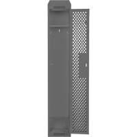 Clean Line Lockers, 12" x 15" x 78", Steel, Charcoal, Rivet (Assembled), Perforated Rock Safety Industrial Ltd