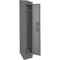 Casiers Clean Line, 12" x 15" x 82", Acier, Charbon, Rivet (assembl&eacute;), Perfor&eacute; Rock Safety Industrial Ltd