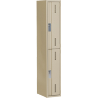 Casiers robustes Concorde, 2 niveaux, 12" x 18" x 72", Acier, Beige, Soud&eacute; (assembl&eacute;) Rock Safety Industrial Ltd