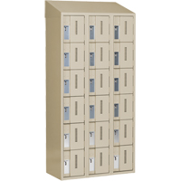 Concorde Heavy-Duty Lockers, 6 -tier, Bank of 3, 36" x 18" x 78", Steel, Beige, Welded (Assembled) Rock Safety Industrial Ltd
