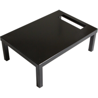 Base autoportante pour casiers robustes enti&egrave;rement soud&eacute;e Concorde, 1 Blocs, 6" lo x 12" la x 18" p, Noir, Acier Rock Safety Industrial Ltd