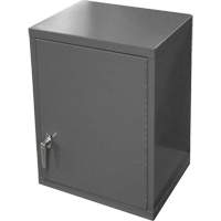 Armoire murale, 27" h x 13-11/16" la x 18" p, 2 tablettes, Acier, Gris Rock Safety Industrial Ltd