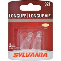 921 Long Life Mini Automotive Bulb, Incandescent, 17.9 W, Off White Rock Safety Industrial Ltd