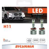 H11 Headlight Bulb, LED, 13.2 W/17 W, White Rock Safety Industrial Ltd