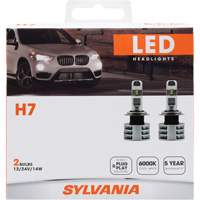 H7 Headlight Bulb, LED, 13.2 W/17 W, White Rock Safety Industrial Ltd