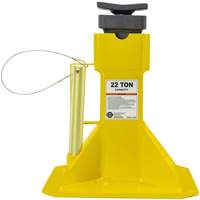 Jack Stands with Adjustable Screw Top Saddle, Locking Pin, 15-1/2" - 20-1/2" H Rock Safety Industrial Ltd