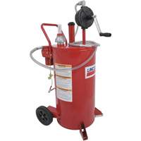 25-Gallon Steel Fuel Caddy with 2-Way Rotary Pump & Filter Rock Safety Industrial Ltd