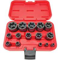 EP "Star" Plus Socket Set, 15 Pieces, 1/4"/3/8"/1/2" Drive Size Rock Safety Industrial Ltd