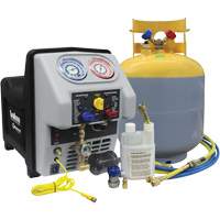 Twin Turbo Refrigerant Recovery System with 50 Lb DOT Tank Rock Safety Industrial Ltd