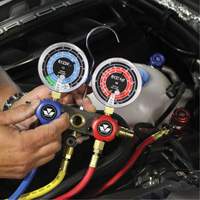 R1234Yf 2-Way Piston Valve Manifold Gauge Set Rock Safety Industrial Ltd