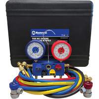 R134A 4-Way Aluminum Manifold Gauge Set Rock Safety Industrial Ltd
